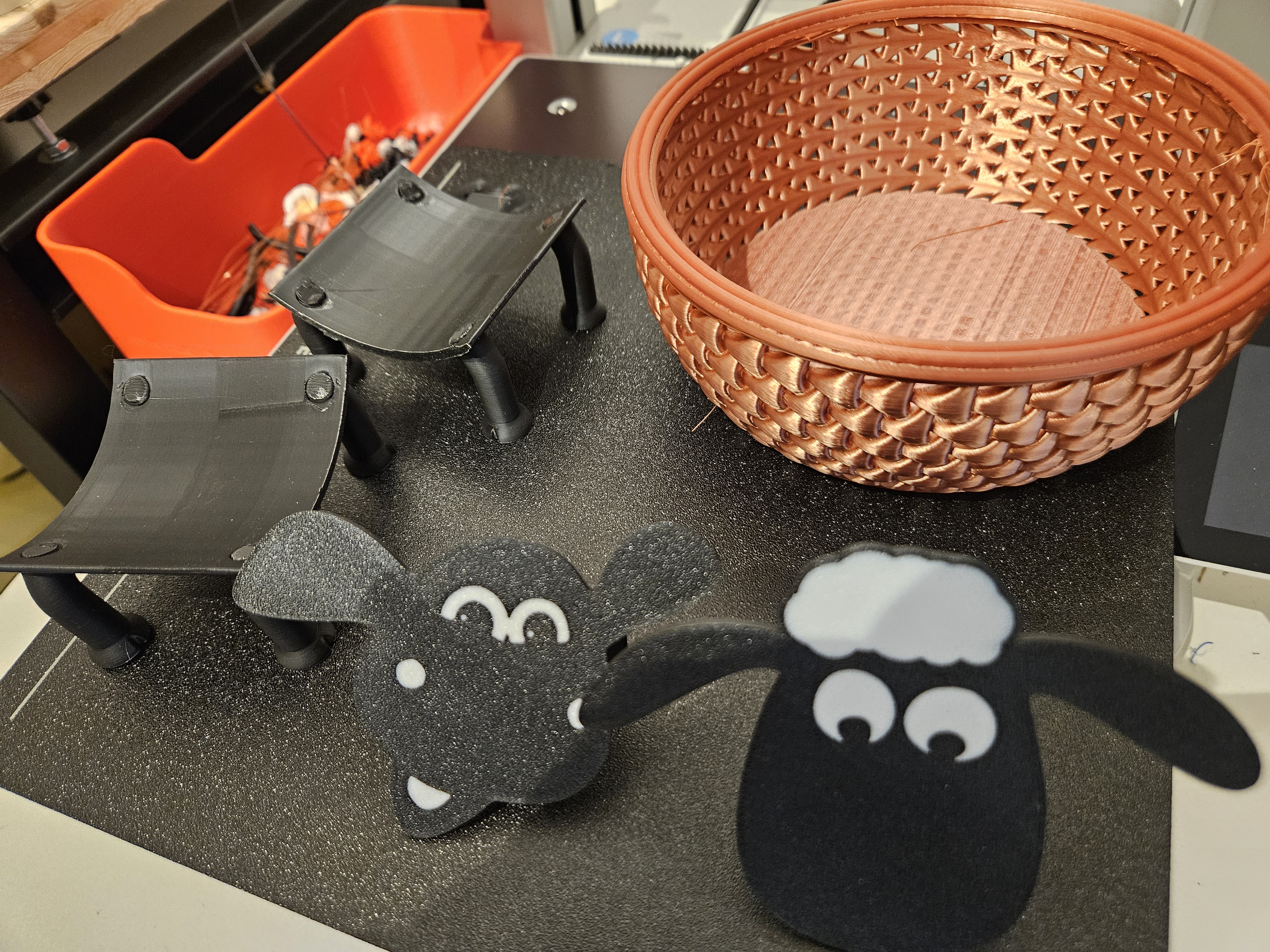 3D-Druck Beispiel Figuren und Schale